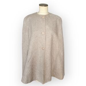Vintage Lilli Ann Collections Wool Cape Structured Size see measurements